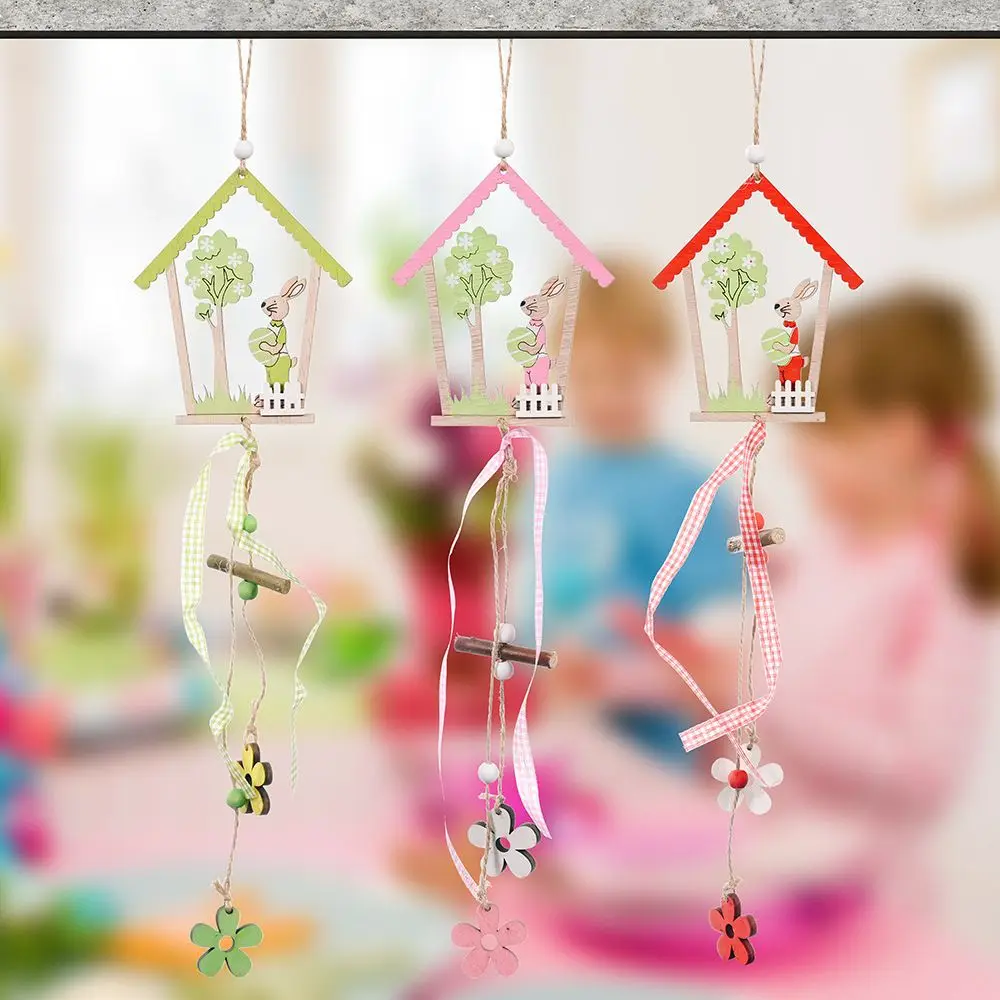 

New House Home Craft Pendants Bunny Easter Rabbit Holding Egg