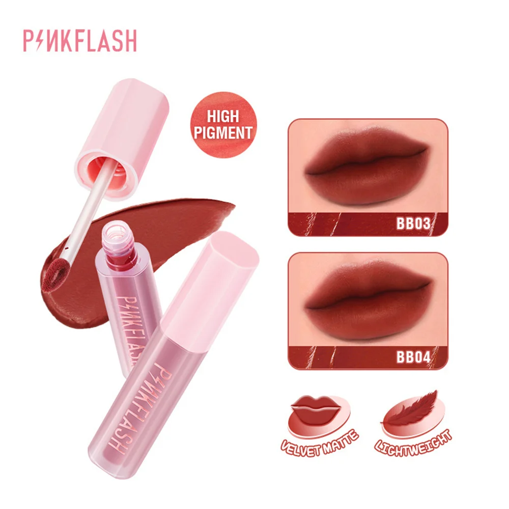 

10 Color Lip Glaze Lip Gloss Makeup Matte Velvet Silky Liquid Lipstick Easy To Color Not Stick Cup Lip Tint Cosmetics Maquillaje