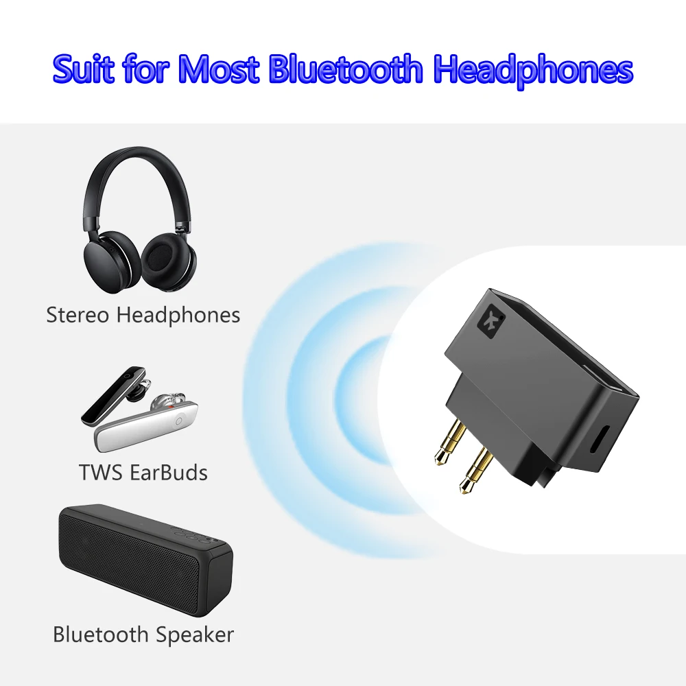 Bluetooth 5 0 адаптер для самолета A2DP беспроводной передатчик наушников Bose 700 NC700 QC45 QC35
