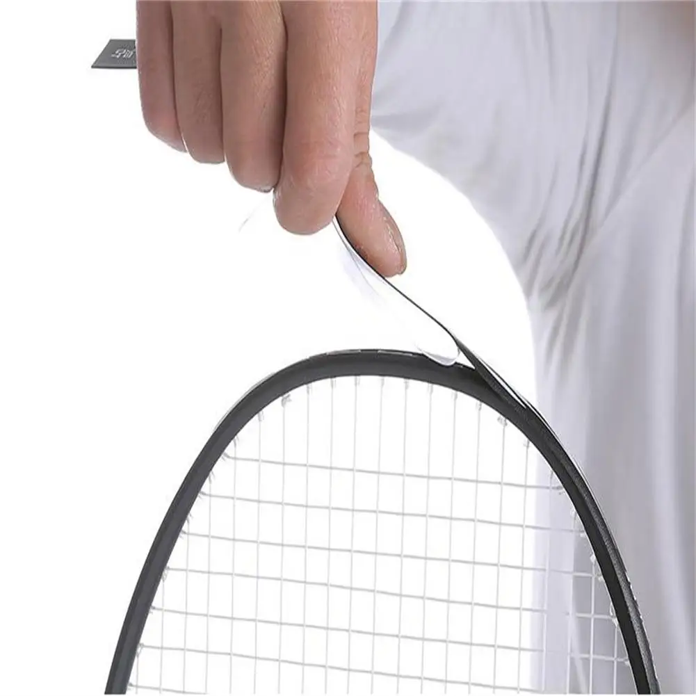 

Badminton Racket Head Protective Sticker Multi-color Anti-friction Simple Disassembly Portable Bat Frame Line Tape Protector