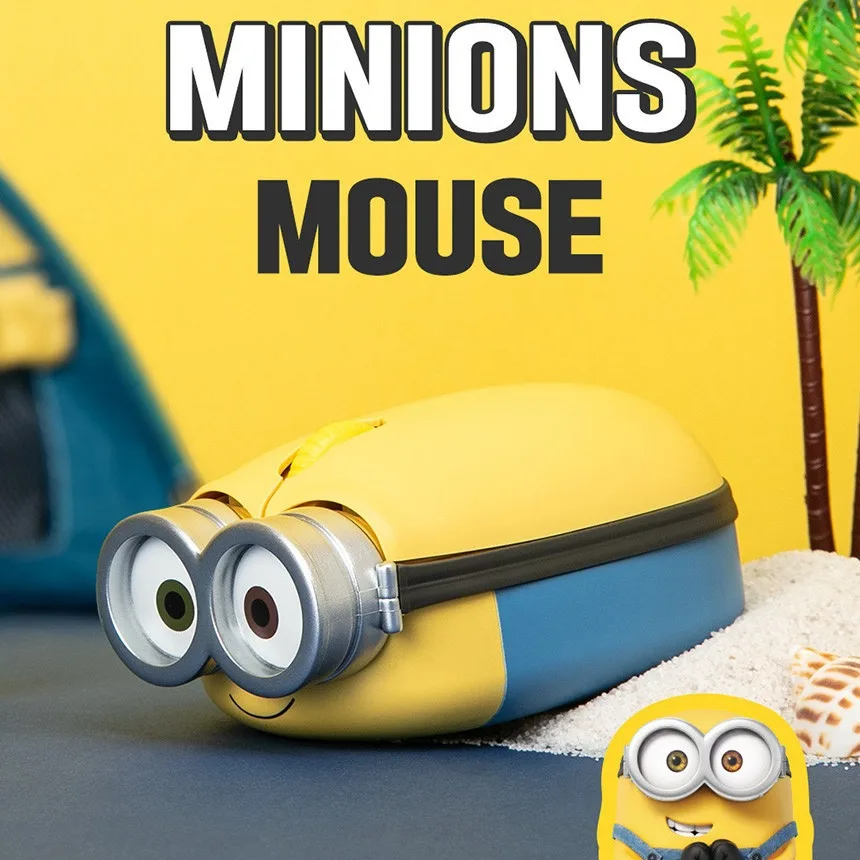 Подлинная периферийная USB-мышь с миньонами Bluetooth-кукла беспроводная Bluetooth-мышь