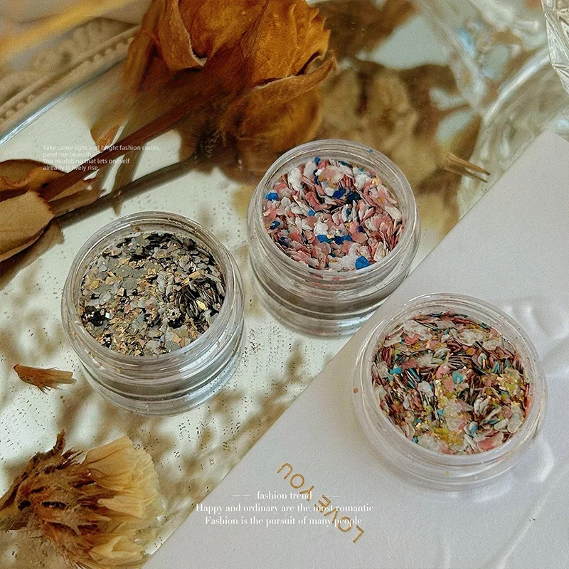 Блеск для ногтей в стиле ретро Nanyang смешанные блестки аксессуары материалы