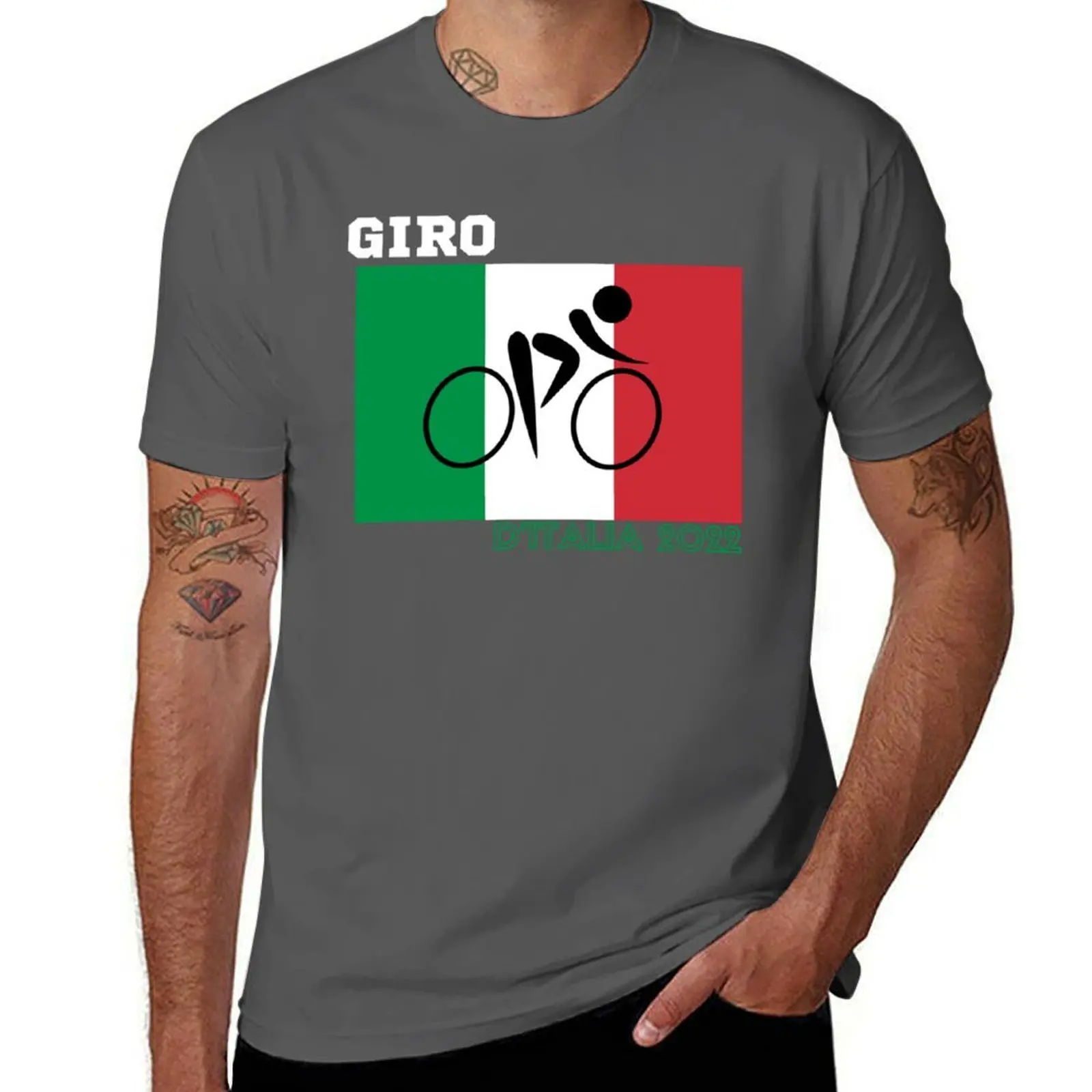 Фото Футболка Italia 2022 D Giro, свободного кроя, большого размера №1