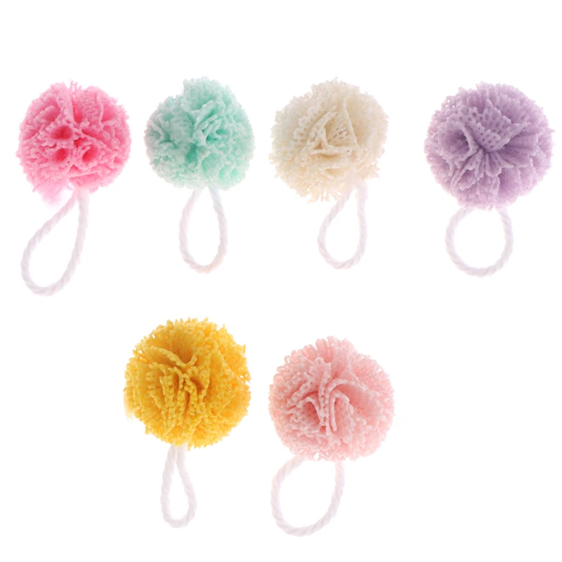 

3Pcs/set 1:12 Dollhouse Miniature Bath Ball Model Toy Dollhouse Bathroom DIY Decoration Accessories Baby Gift Random Color