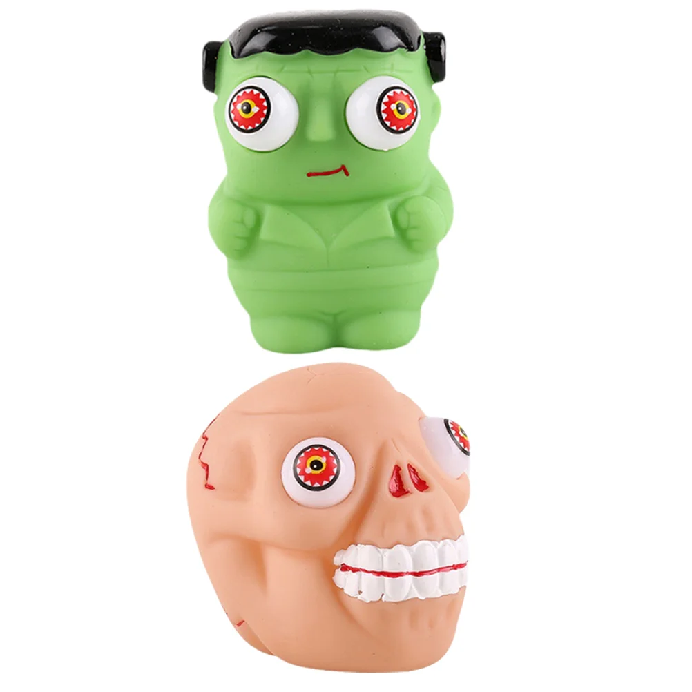 

2 Pcs Pinch Toys Fidget Cartoon Decompression Funny Stress Balls Lovely Squeeze Aldult