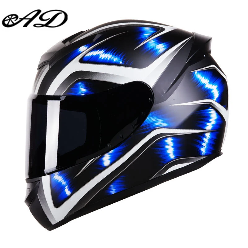 Motorcycle Helmet Electric Battery Car Men's And Women's Models Four Seasons Anti-fog One Knight Motorcycle Summer Full Helmet