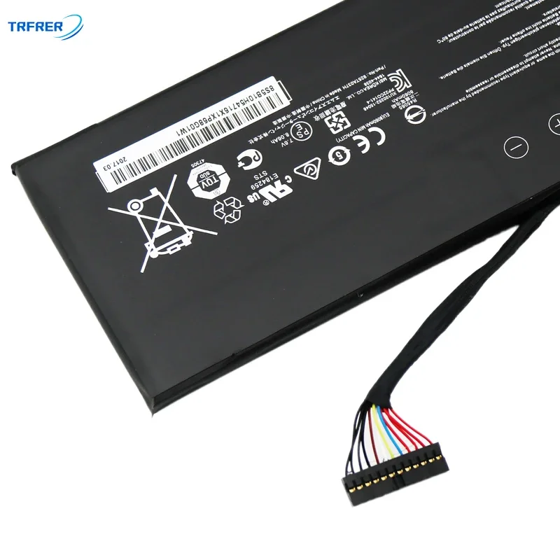 BTY-M47 Аккумулятор для ноутбука MSI MS-14A1 MS-14A3 GS40 6QE GS43 GS43VR 7 6 V 61.25WH 8060MAH