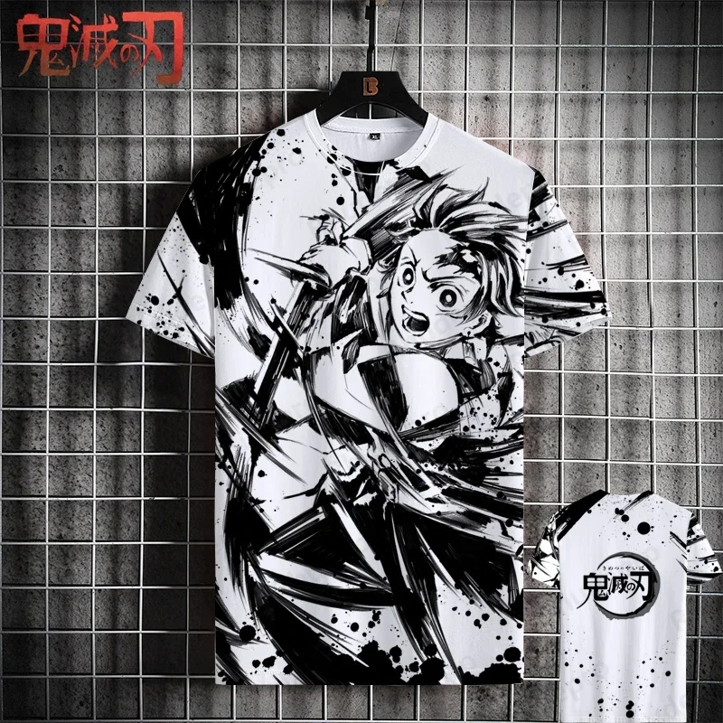 Мужская Уличная Футболка 2024 Года С Короткими Рукавами И Аниме-дизайном Таджи