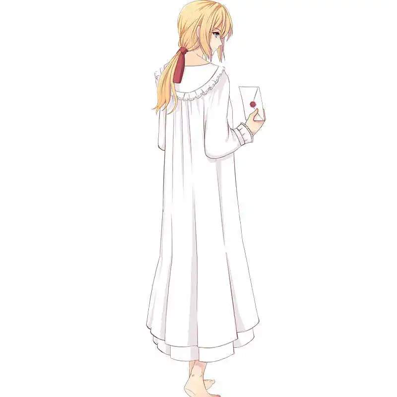 Аниме Violet Evergarden женская ночная рубашка костюм для косплея пижамы европейское