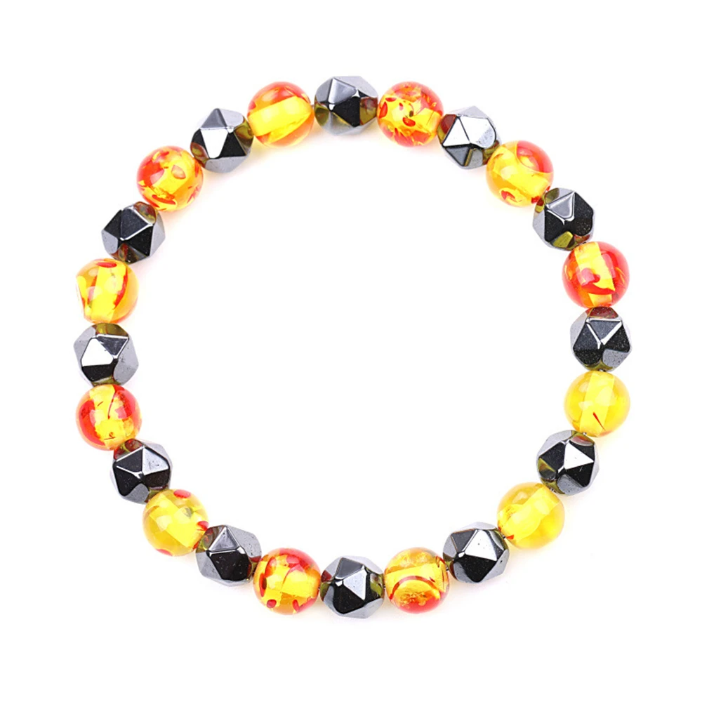 

Handmade Colorful Beaded Bracelet For Women Men 8mm Natural Stone Bead Strand Bracelet Lucky Healing Bangles Yoga Jewelry Gift