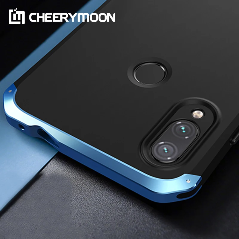 Hot! Anti-fall Metal Frame PC Back For Xiaomi Redmi Note 7/Pro Note7 Note7Pro Global Aluminum Alloy Bumper Case Cover