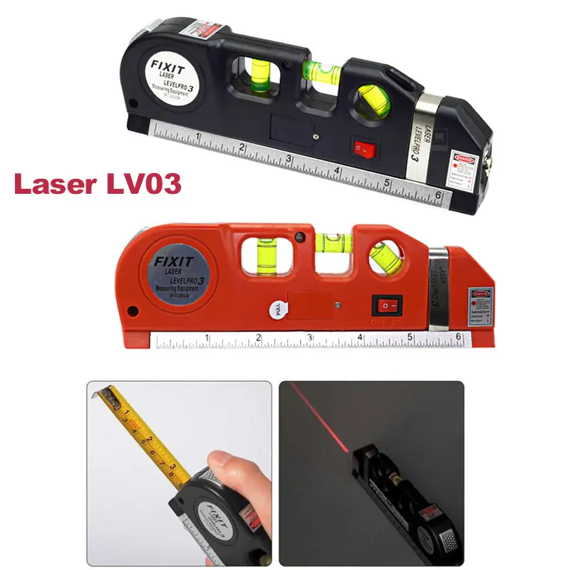 

Multifunctional Laser Level 8ft Measurment Tape High Precise Angle Ruler Aligner Bubbles Construction Instrument Carpenter Tools