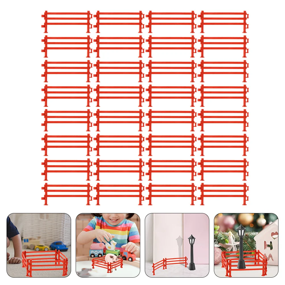 

Fence Toy Farm Corral Fencing Horsepanels Mini Toys Edging Animal Animals Decorativeborder Decor Garden Picket Kids Model