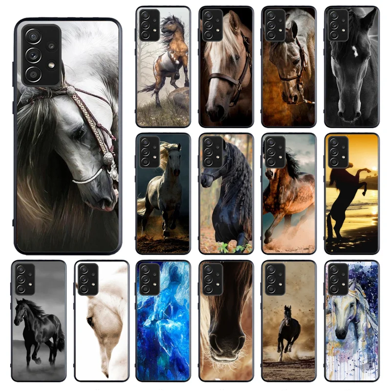 

Horse Phone Case for Samsung Galaxy A13 A22 A12 A32 A71 A11 A21S A33 A52 A72 A51 A50 A70 A31 M31