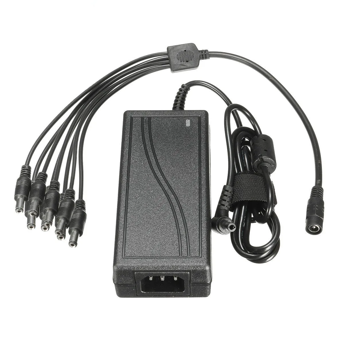 

DC 12V 5A Monitor Power Adapter Power Supply + 8 Way Power Splitter Cable for Camera/Radios Surveillance CCTV CAMERA