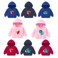 winter boy and girl clothes kid casual style hoodies children outdoor pullover crew neck infant lovely young long sleeve costume