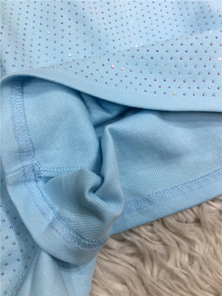 Heavy Embroidery Hot Drilling Shorts Women's Age-Reducing Full Diamond Color High Waist Wide Leg Summer Versatile Slim Fit Pants