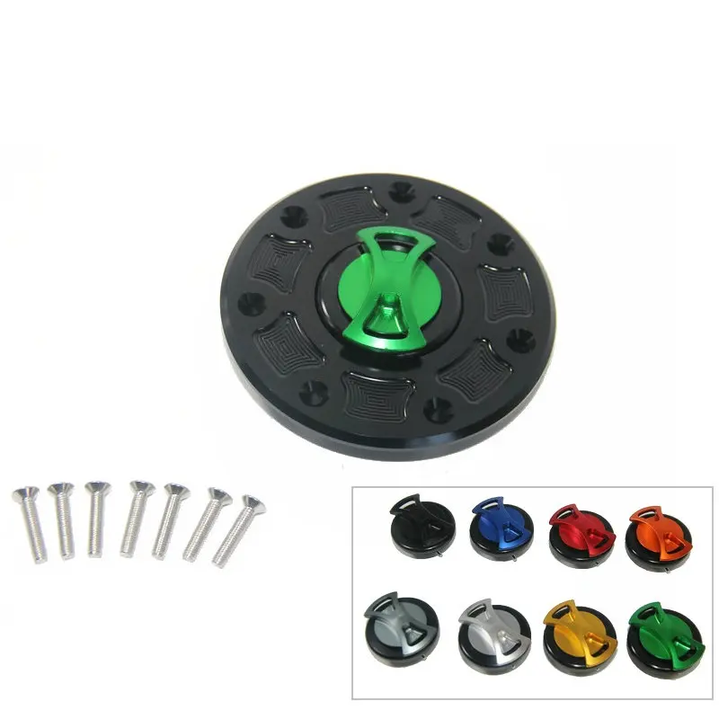 

Motorcycle Fuel Tank Cap Cover For KAWASAKI FZX6R ZX6R ZX7R ZX9R ZX9RB ZX9RC KR250 KR250A KR250S ZXR 250 400 750 ZX6E ZG1000