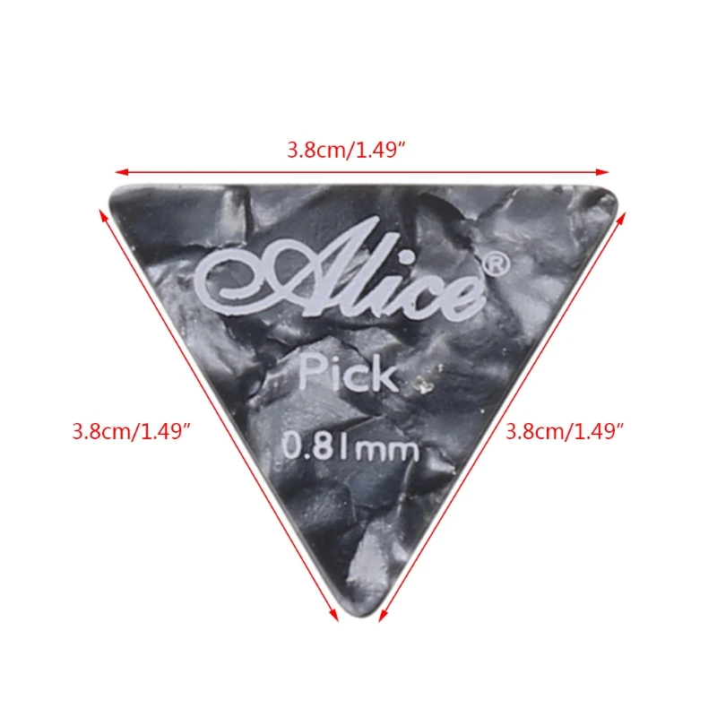 12 шт. большой треугольный медиатор универсальный тонкий средний тяжелый для