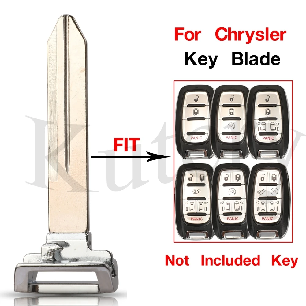 

Jingyuqin новый умный автомобильный ключ с дистанционным управлением, аварийный автомобильный чехол для ключей с дистанционным управлением для Chrysler Pacifica Mini Van 2017-2019