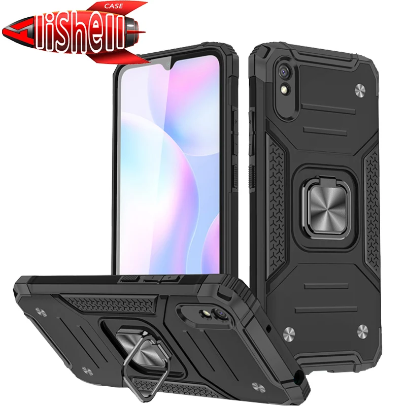 

Alishell Shockproof Armor Phone Case For Xiaomi POCO X3 X3NFC M3 Car Stand Anti-Fall Protective Cover For POCO F3 M3Pro 5G