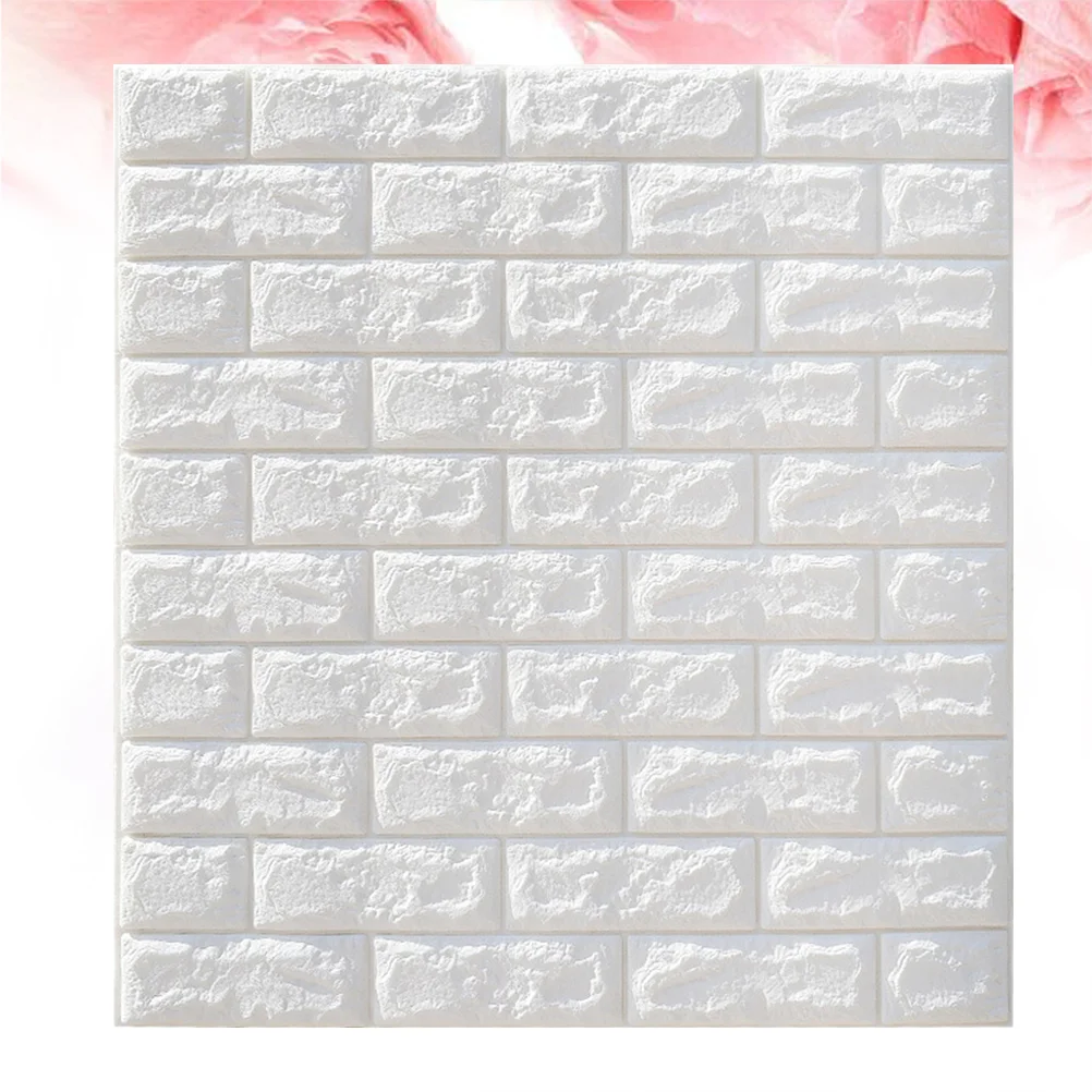 

Brick Wall Sticker 3D Backsplash Tile Stick Wallpaperpanel Adhesive Stickers Tiles Cladding Brike Kitchenpeel Panels Effect Fake