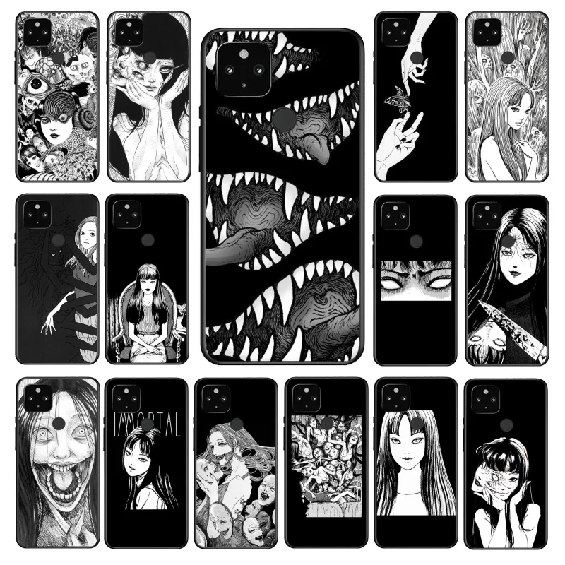 

Junji Ito Manga Art Phone Case for Google Pixel 7 Pro 7 6A 6 Pro 5A 4A 3A Pixel 4 XL Pixel 5 6 4 3 XL 3A XL 2 XL Funda Coque