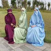 women islamic full cover dress dubai turkey musliman maxi abayas lady loungewear prayer clothes eid mubarak hijab djellaba robe