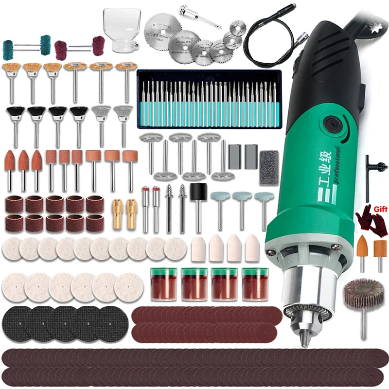 480 Вт 6-позиционный переменной скорости высокой мощности гравер электрическая дрель резьба по дереву полировка машина вращающийся инструмент с гибким валом