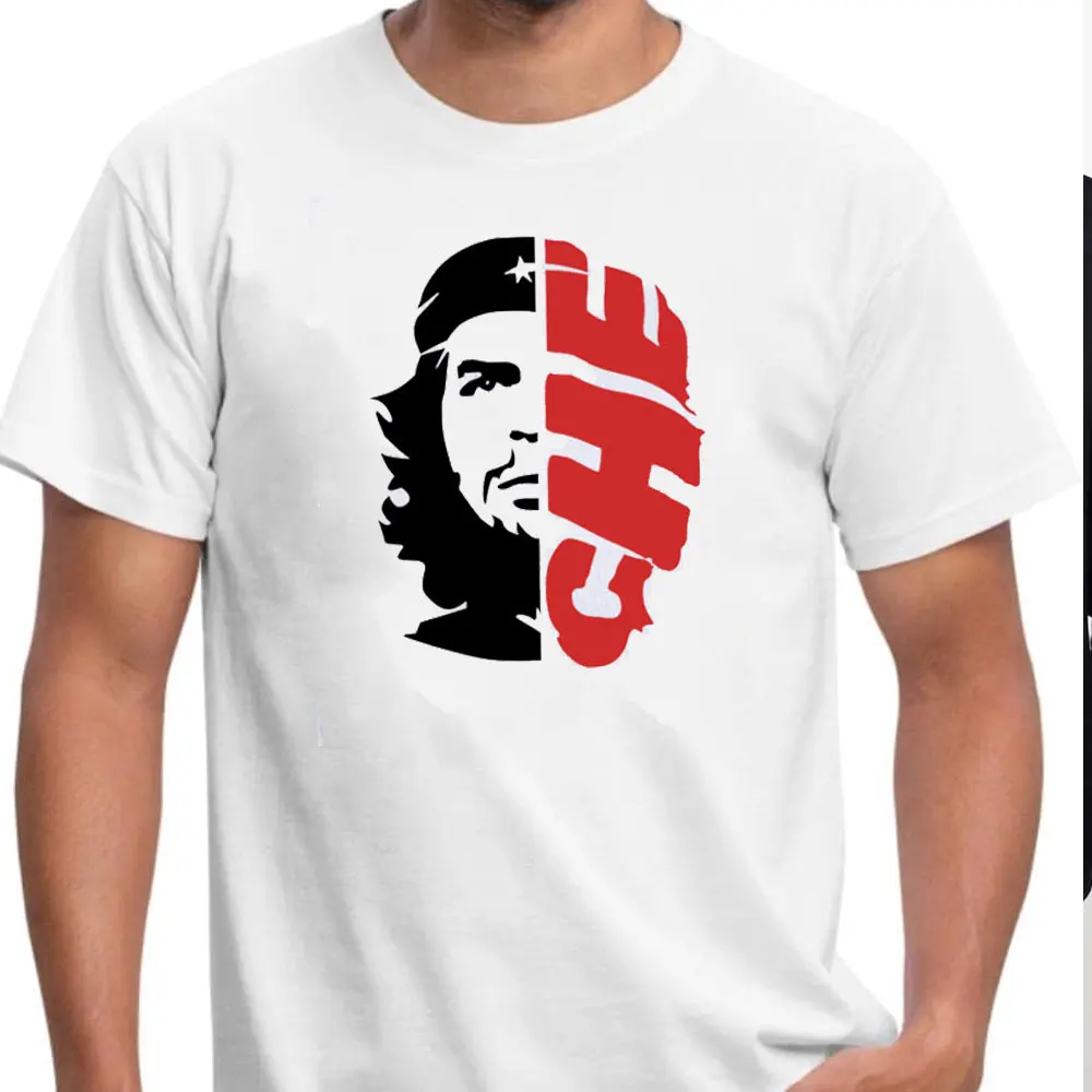 Куба футболка мужская Че Гевара классические топы мультяшные футболки модная с