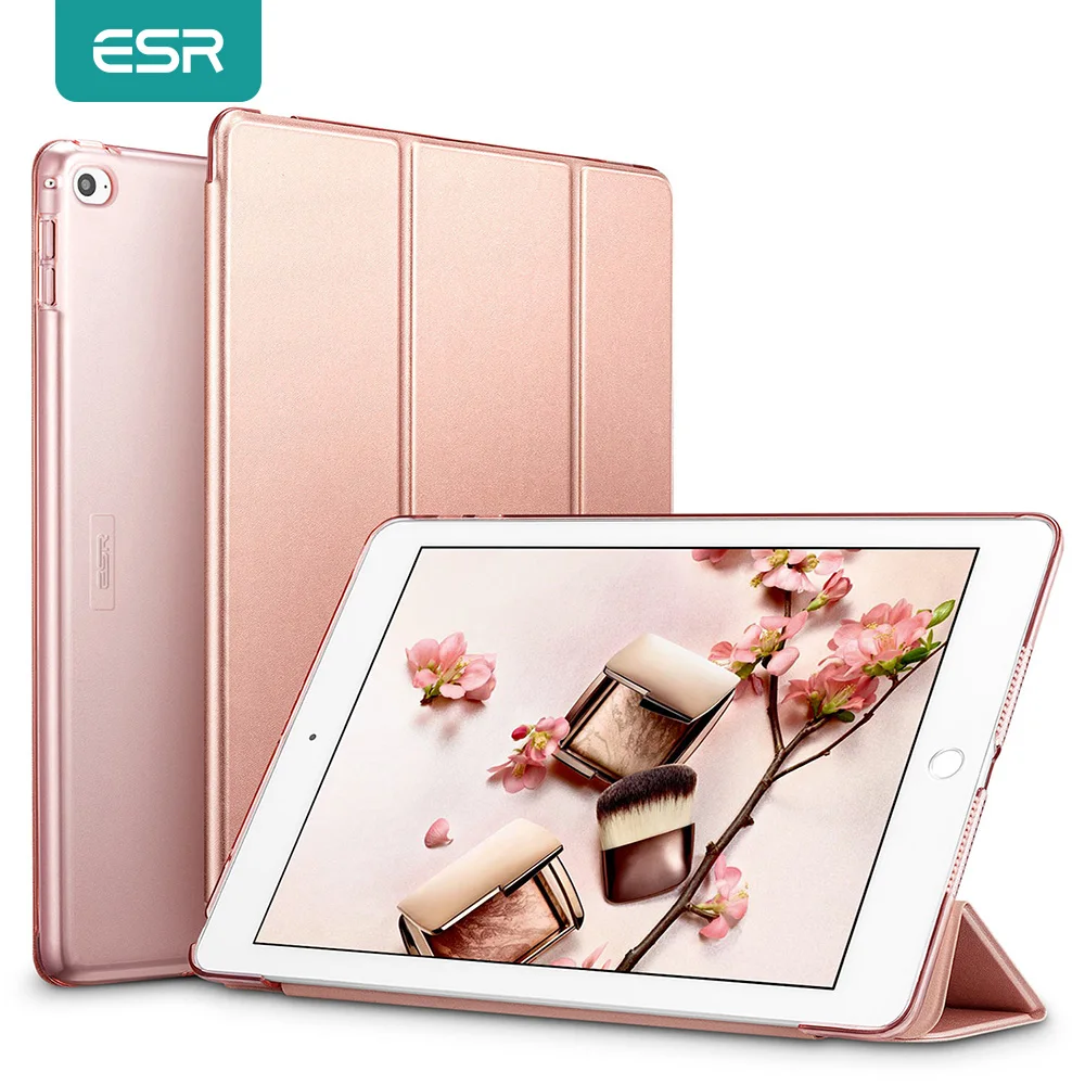 

Чехол ESR для iPad Air 2, синтетический полупрозрачный матовый Магнитный смарт-чехол с функцией автоматического сна/пробуждения, чехол для A1566, A1567