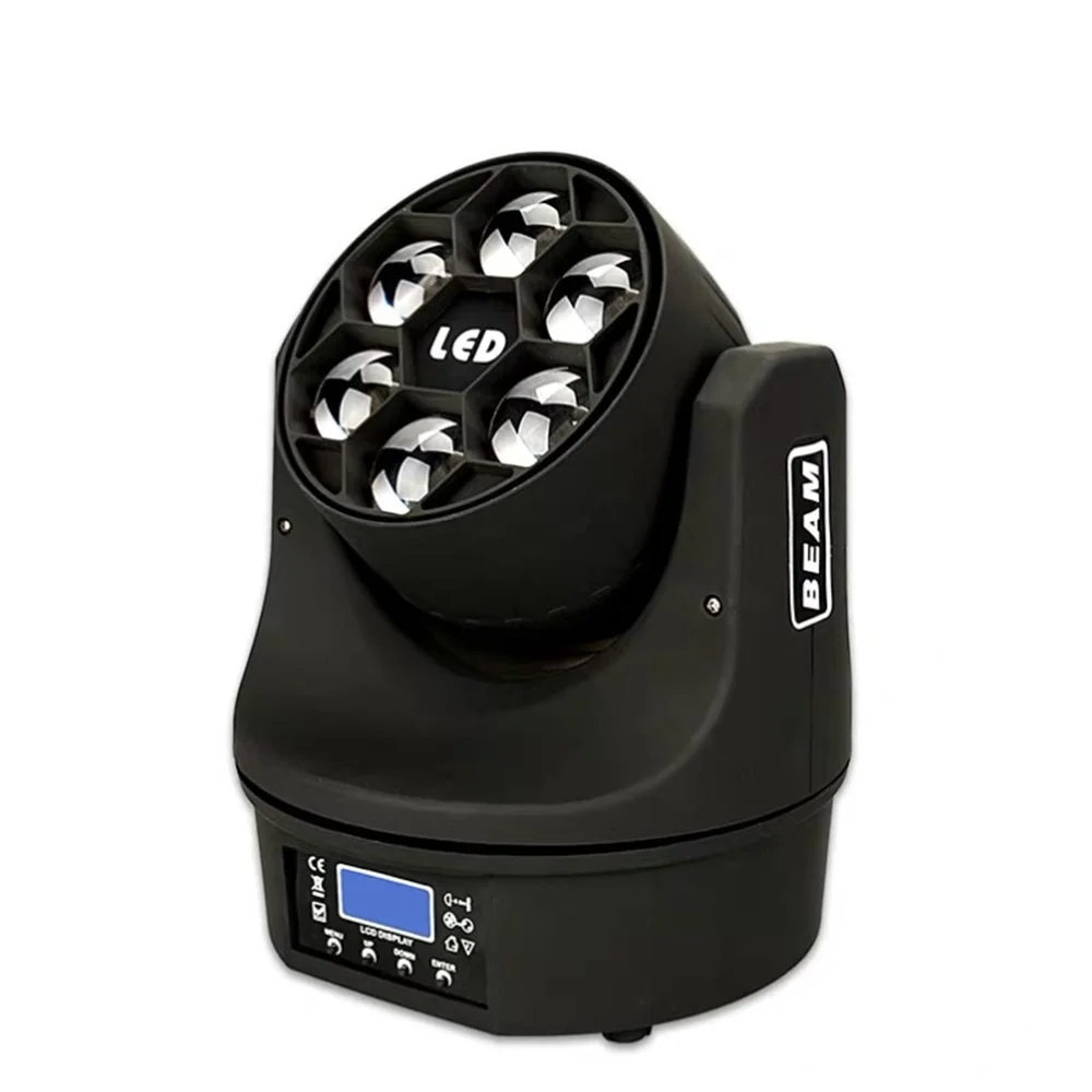 Светодиодный мини-луч светодиодный эффект dj luce capa commovente fascio di 6x15 w rgbw 4 в 1