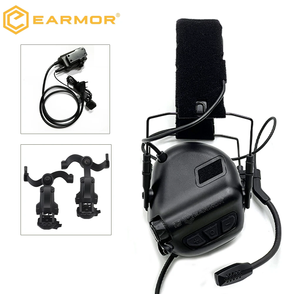 

Наушники для тактической стрельбы EARMOR M32 SE, подходящие для охотничьих наушников с шумоподавлением, защитные наушники