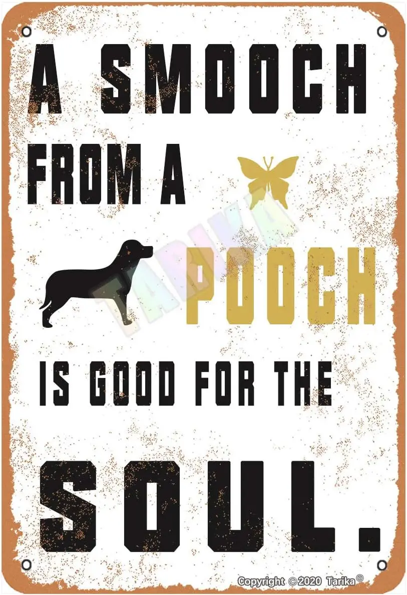 m1 Smooch from A Pooch для дома фермерского гостиной кухни клуба металлическая винтажная