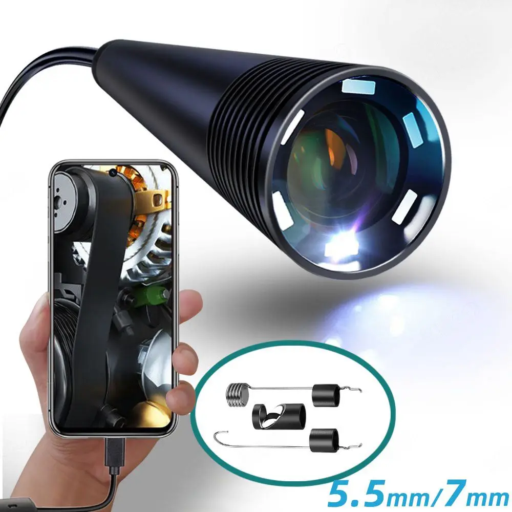 

Эндоскопическая камера-Бороскоп, 5 мм, 7 мм, USB Type-C-2 м, 5,5 мм