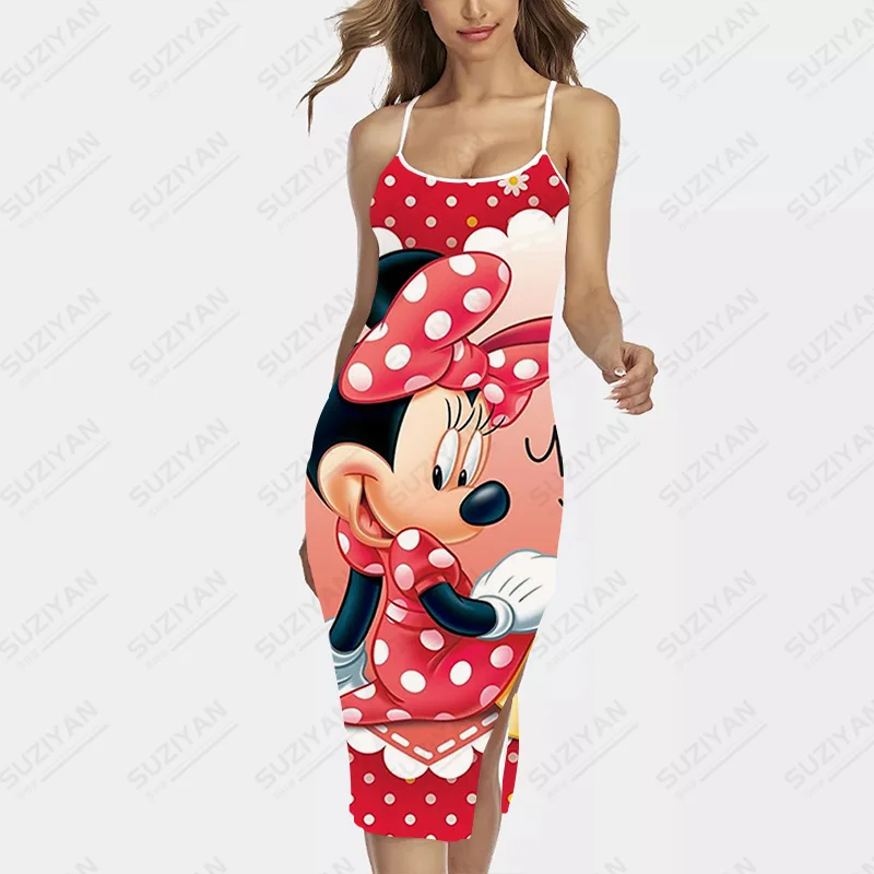 

Ladies Summer Elegant Ladies Long Dress Disney Slim Peach Hip Skirt Nightclub Sexy Off Shoulder Party Short Skirt