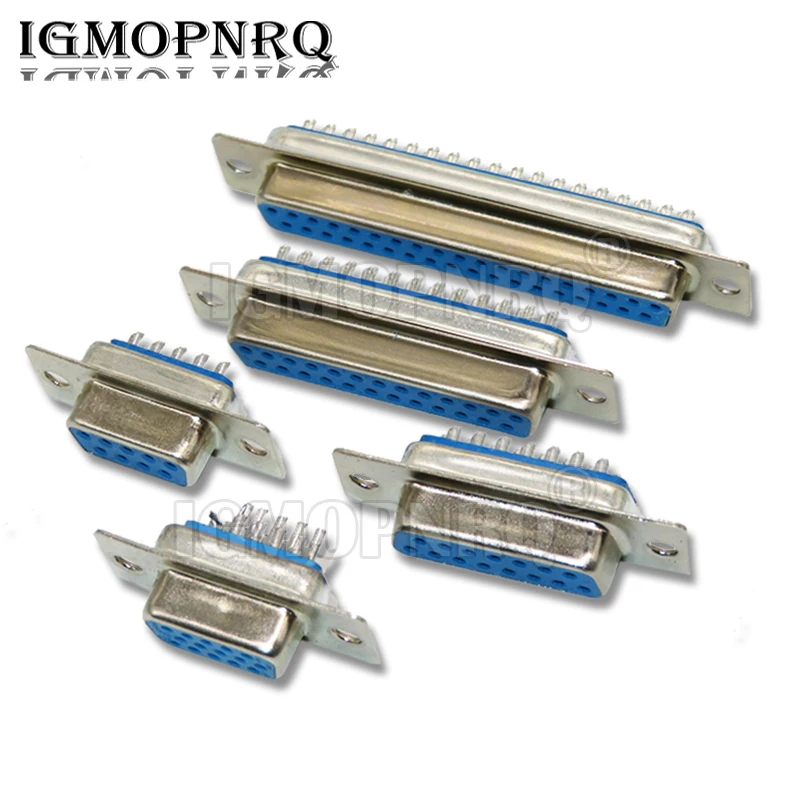 2 шт. Штекерный и гнездовой разъем для сварки кабеля RS232 Штекерный разъем DB25 DB15 DB9 DB37 адаптер для сварки корпус DB вилки с винтами