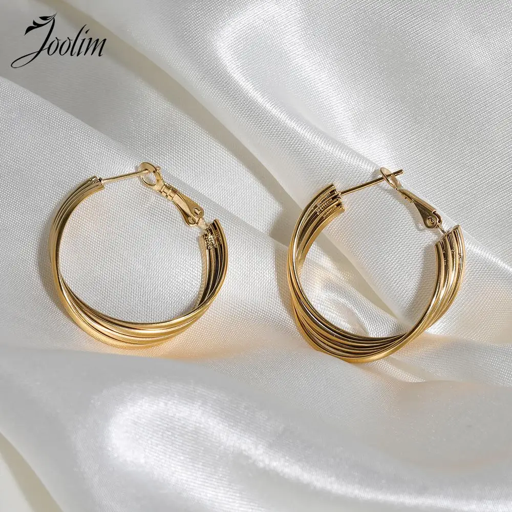 Joolim высококачественные поливинилхлоридные модные крупные серьги ювелирные