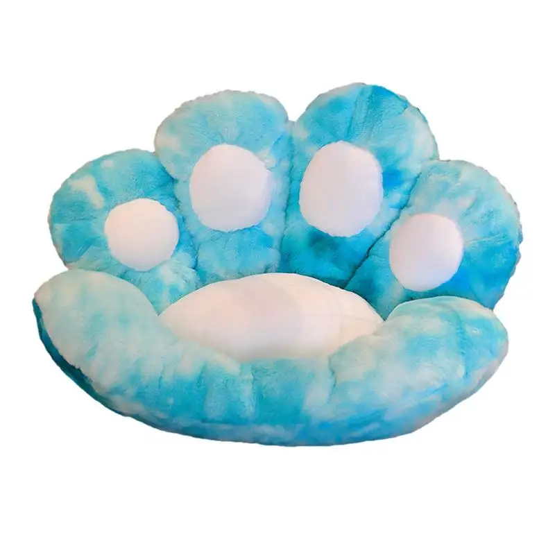 

Tie-Dye Armchair Seat Cat Paw Cushion For Office Dinning Chair Desk Seat Backrest Pillow Office Seats Massage Lounge Cushion