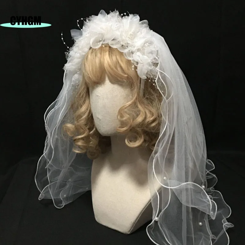 

wholesale New Fashion hair accessories making supplies for girls handmade white headband Women hair ties A25-1