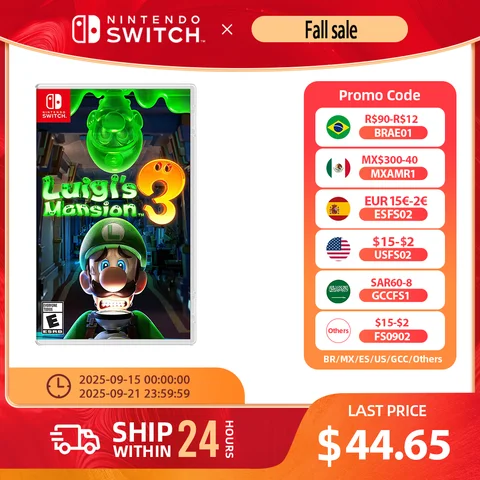 Nintendo Switch Luigi Mansion 3 Stander Edition игра