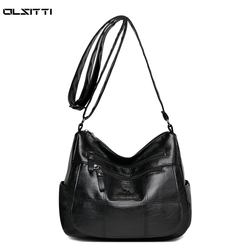 

Сумка кросс-боди Женская из мягкой кожи, 2021