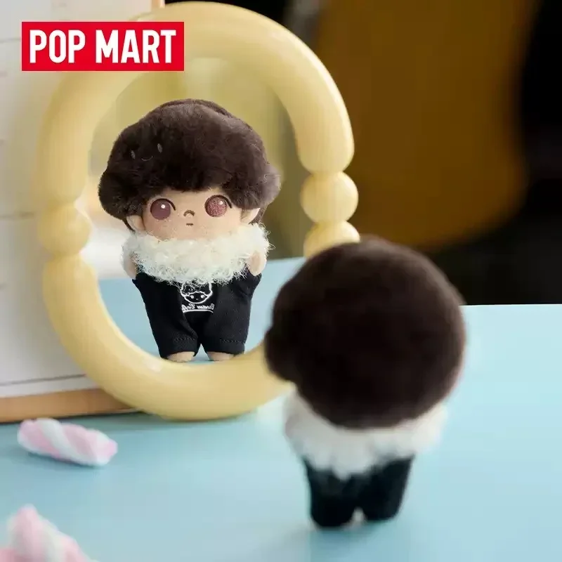 Фото Оригинальный POP MART DIMOO CRUSH ON COFFEE серии мягкий плюшевый брелок слепая коробка аниме фигурки милая модель Рождественский подарок №3