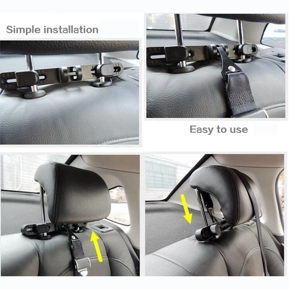 ISOFIX Latch Connector Car Accessories Interior Guide Bracket Holder Baby Child Safety Seat Belts Headrest Mount Interfaces images - 6