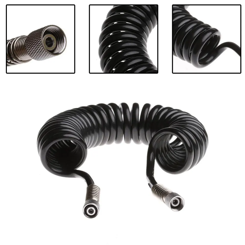 

3meter PU Spring Coil Airbrush Air Hose With Standard 1/8inch Fit On Both Ends 1/8" BSP Female Connection Air Hose