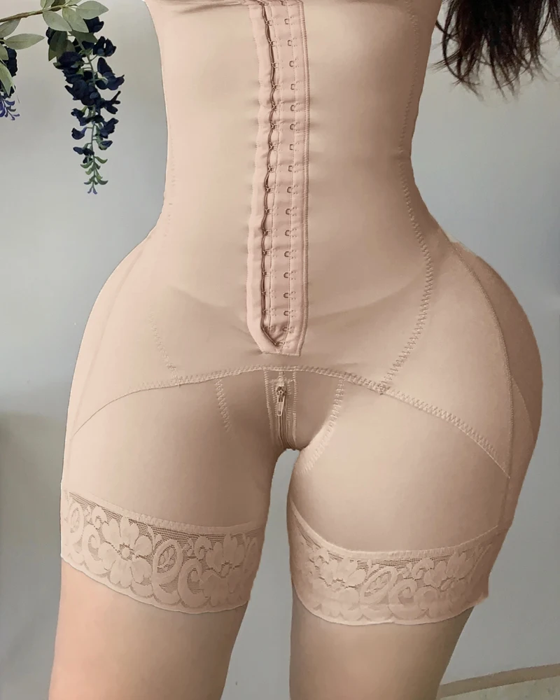 Shapewear For Women Tummy Control Fajas Colombianas Butt Lifter Body Shaper Front Hooks