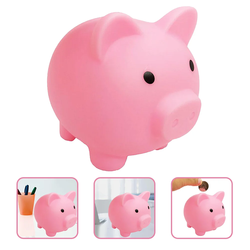 

Money Saving Box Compact Saving Pot Adorable Shape Desktop Container