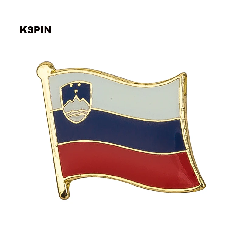 

Slovenia National Banner Badges Metal Pin for Clothes Rozet Makara Replica Coins KS-0165