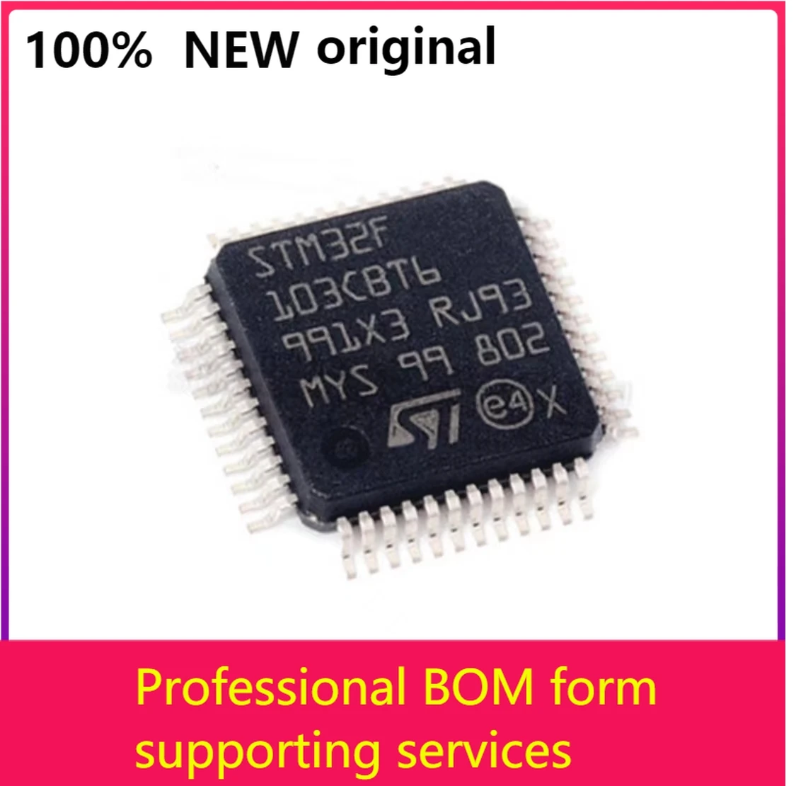 

HOT SELLING STM32F100VET6B ctr pts ARM Cortex-M4 32-bit MCU+FPU 80MHz 100DMIPS Arduino IC for DIY100% original