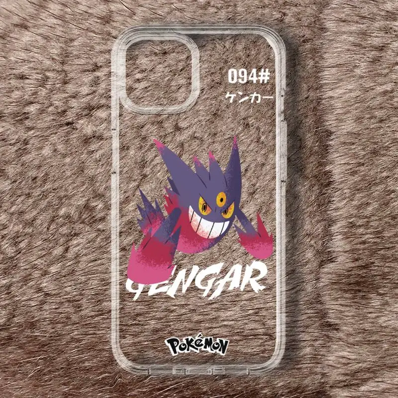 G-Gengars Anime Phone Case For Samsung GalaxyS20 S21 S30 FE Lite Plus A21 A51S Note20 Transparent Shell